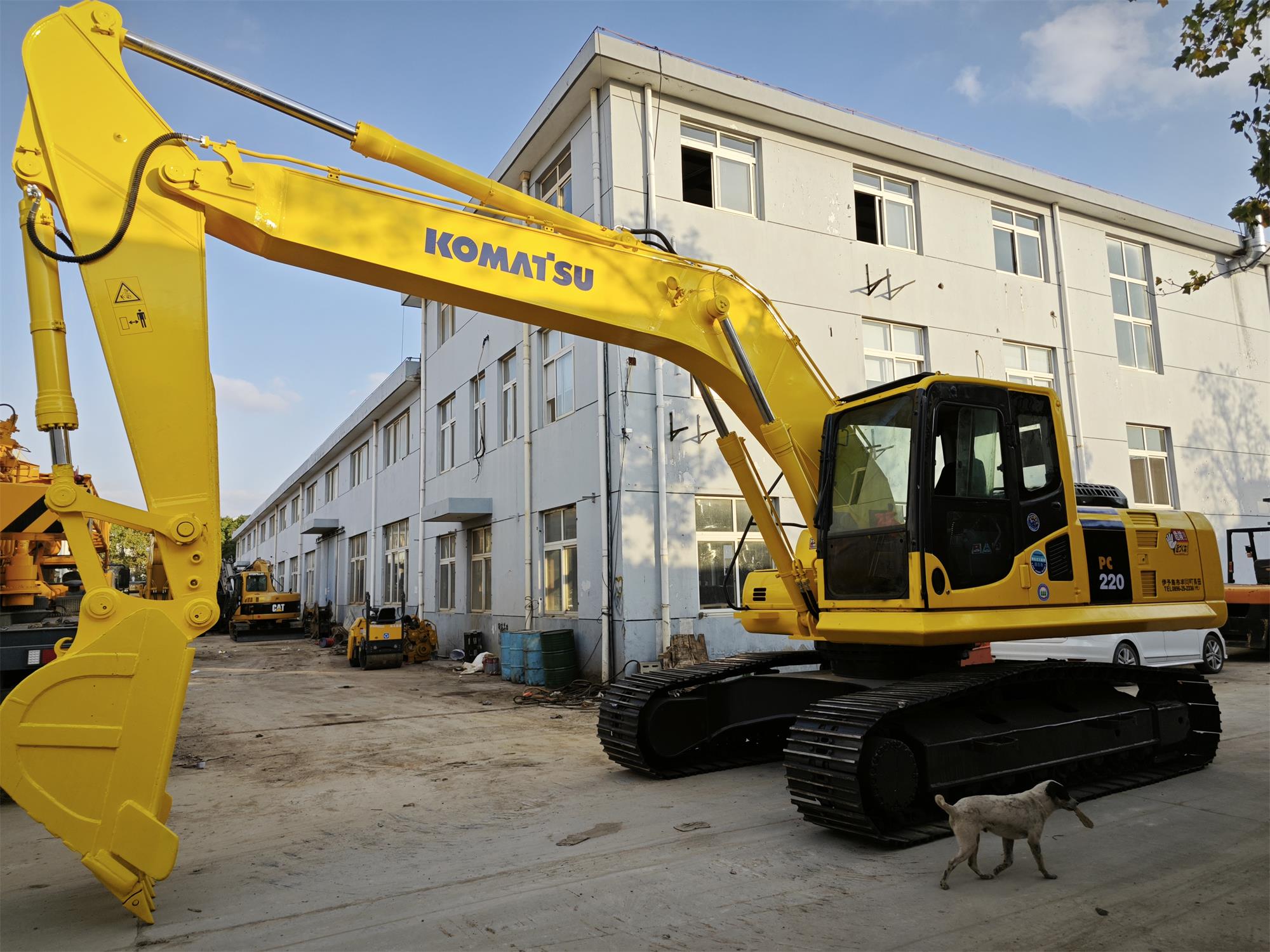 Original Engine Komatsu PC35 Excavator with Other Hydraulic Cylinder in Good Condition