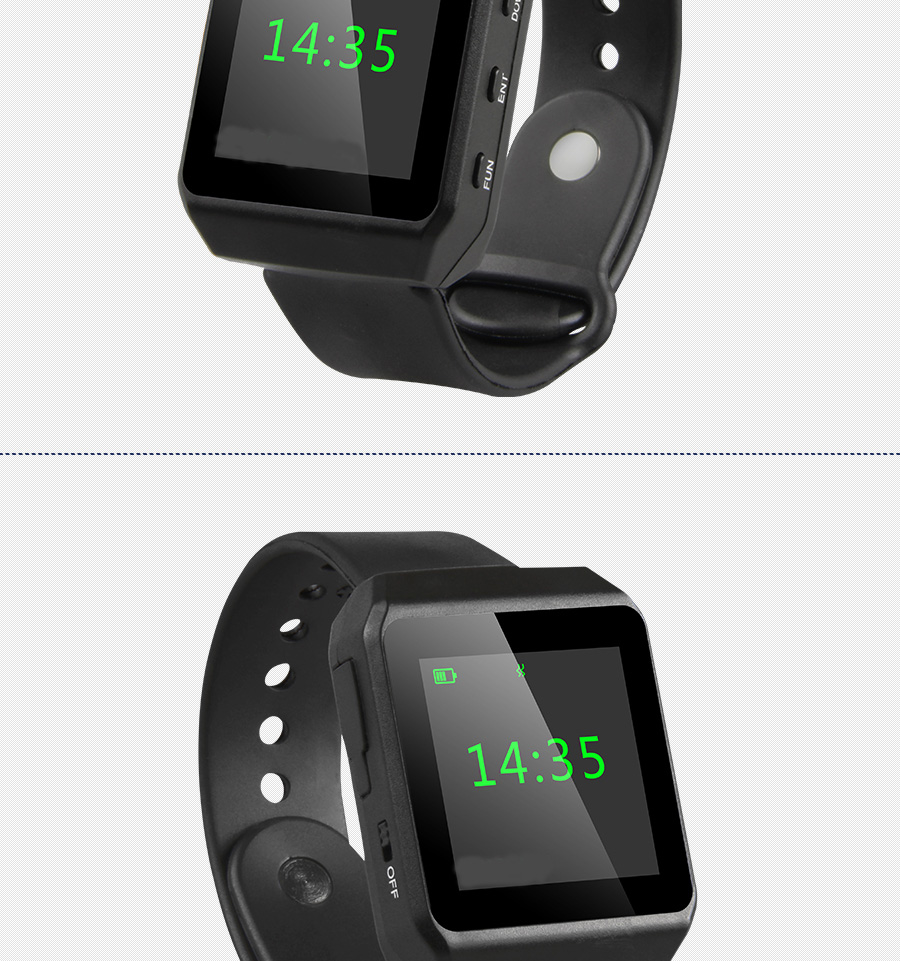 Fashionable direct charging portable wrist watch with super long standby time and colorful display