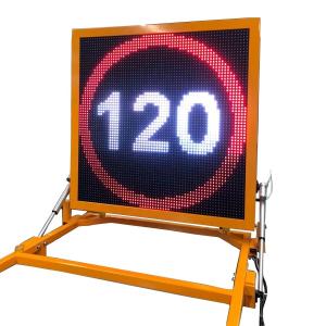 Quality EN12966 Traffic Warning Signs Mobile Truck Trailer Mounted LED Screen wholesale