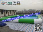 Amusement Park Square Inflatable Water Pool Facilities 7m x 7m