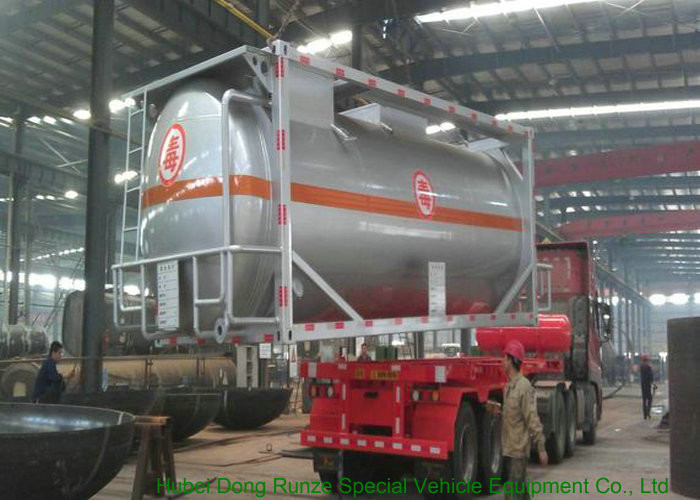 UN1809 PCl3 Liquid ISO Tank Container for Phosphorus Trichloride 17.5000L -25000L