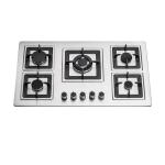 House 5 Burner Built In Gas Hob Contemporary Flameout Protection