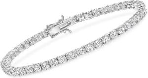 Quality Synthetic Jewelry 0.1ct Lab Created Diamond Bracelet Round Cut wholesale