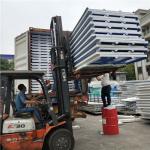 3.5m prefab home materials waterproof eps sandwich roof panels 1050-50-0.376mm