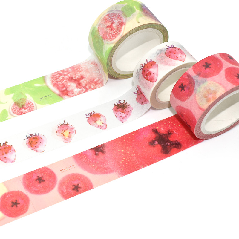 Custom Japanese Decorative Washi Tape Printed Masking Waterproof Washi Tape