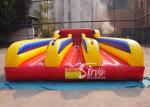 Commercial Inflatable Games 3 Lanes Bungee Run For Outdoor Interactive Sports