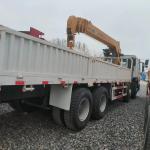 Used Crane Truck Howo 371 375 8x4 Secondhand Sinotruk 12T