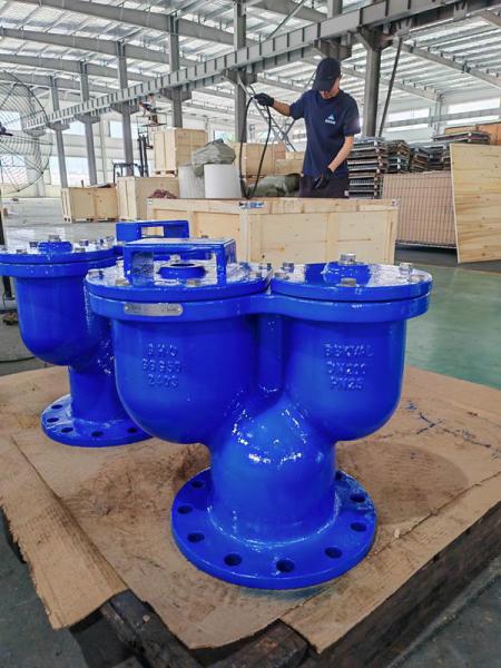 Flanged Double Orifice Air Valve Versatile For Water / Steam / Oil / Gas