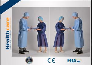 Quality Single Use SBPP SMS Disposable Isolation Gowns With Long Sleeves wholesale