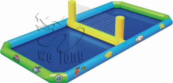 big new commercial inflatable water toys, inflatable water volleyball court