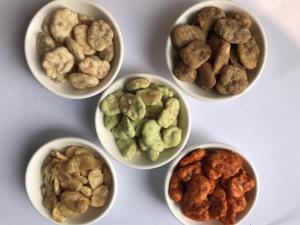Quality GMO - Free Dry Roasted Broad Beans Spicy Flavor Pre Shelling Technology wholesale