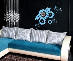 Quality Contemporary metal Wall Sticker Clock, Home Vinyl Wall Decorative Decals 10A104 wholesale