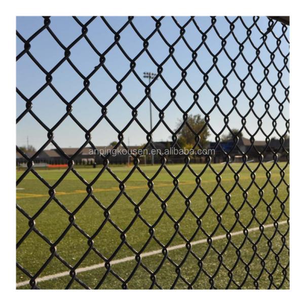 Low Carbon Steel Wire Galvanized Cyclone Chain Link Fence for Residential