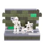 Children gifts medival knight ninja halloween skeleton action figures building
