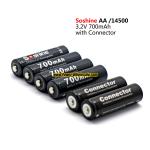 Soshine 3.2V LiFePO4 AA / 14500 700mAh battery, excellent for flashlight, power