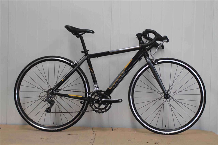 Made in China red steel 540mm frame 700c thin tube road bicycle/bicicle with Shimano 14 speed