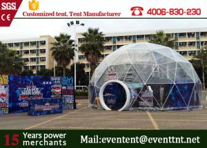 Quality Luxury Wedding Geodesic Dome Tent UV Resistant Outside With Clear Roof wholesale