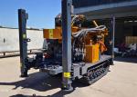 Large Tracked Pneumatic Borewell Machine For Rock Layer Drilling In 4400x2150x22