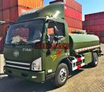 3 - 5 Ton Water Tanker Truck Hydraulic Steering Two Axle ZZ5073 Chassis