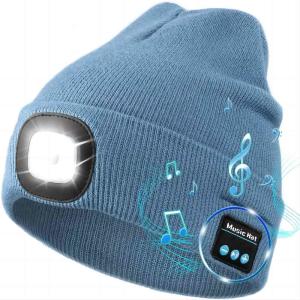 Quality Outdoor Sports Wireless Headphones Bluetooth Headphones Hat With Torch wholesale