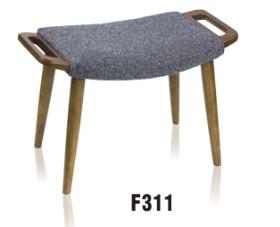 Quality America style mid century wooden foot ottoman wholesale
