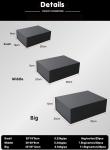 Luxury Clamshell Shoes Gift Box Recycable Folding Packaging Paper Box