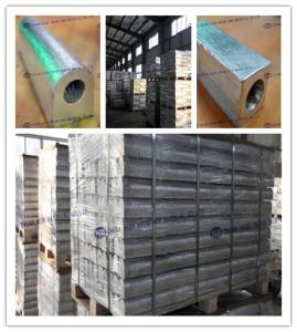 Quality Magnesium Aluminum Zinc Alloy Sacrificial Anode High Potential Magnesium Anodes wholesale