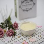 Custom Logo Scented Soy Wax Candle Ceramic Marbled Jar Scented 3 Wick Soy Candle