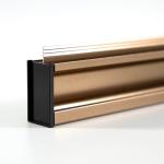 OEM 30" Bronze Aluminum Embedded Hidden Pull Handles For kitchen cabinet