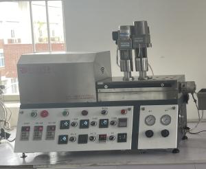 Quality 50rpm Small Double Screw Extruder Machine 390mm Screw Thread Length wholesale