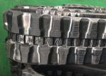 Joint Free Excavator Rubber Tracks Black Color For Komatsu Pc30 / Airmann Ax35u