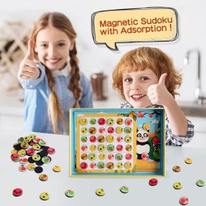 Quality Children Magnetic Sudoku Game Set For Kids Intelligence wholesale