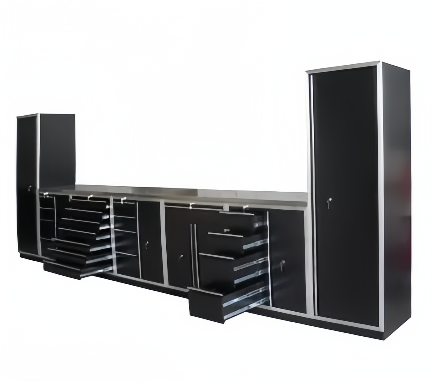 Cabinet Steel 48" Job Box for Workshop Durable Iron Heavy Duty Metal Storage Tool Box