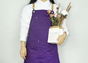 Quality Double Sided Color Kitchen Cooking Cotton Work Apron For Daily Use wholesale