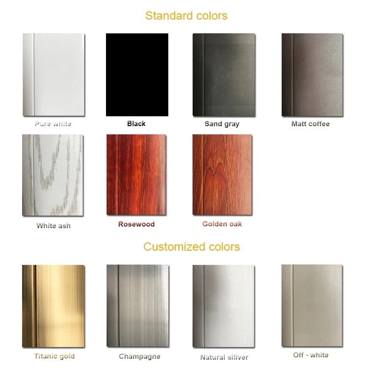 Exterior 4mm 50*50mm Glazed Aluminum Curtain Walls