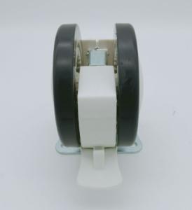 Quality Medical Casters Double Wheel Twin Wheel Casters Polyurethane Wheels 4 In wholesale