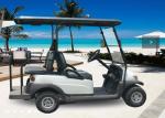 White 4 Seater Battery Powered Car Sightseeing Electric Vehicle With DC Motor