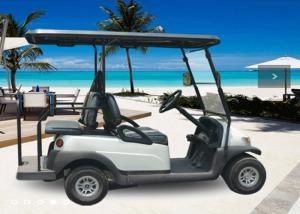 Quality White 4 Seater Battery Powered Car Sightseeing Electric Vehicle With DC Motor wholesale
