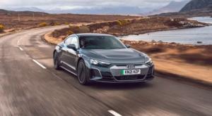 Quality a low, long, wide and lean looking four-door car at 2023Audi e-Tron GT pure Electric Car 673hp 480km New energy vehicle wholesale
