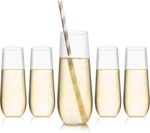 Quality New Arrivals Handleless Champagne Glasses Best Selling Transparent Wine Glasses wholesale