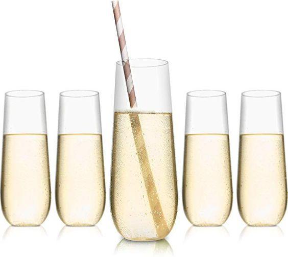 New Arrivals Handleless Champagne Glasses Best Selling Transparent Wine Glasses