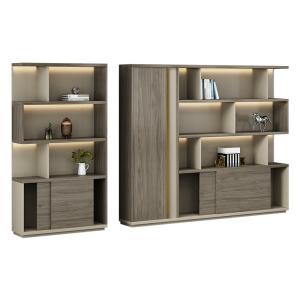 Quality Modern Office File Cabinet Wooden Boss Background Cabinet Set wholesale