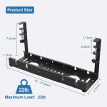 Fixed Support Metal Cable Tray for Home Office Cable Organization without