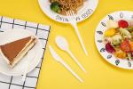 6" Lightweight CPLA Biodegradable Tableware For Birthday Party