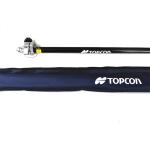 2.45m Replacement Survey Gps Accessories , Topcon Gps Pole Telescopic Fiber