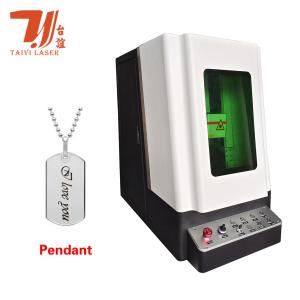 Quality AC220V 1064nm Fiber Laser Marking Machine 7000mm/s For Jewelry wholesale