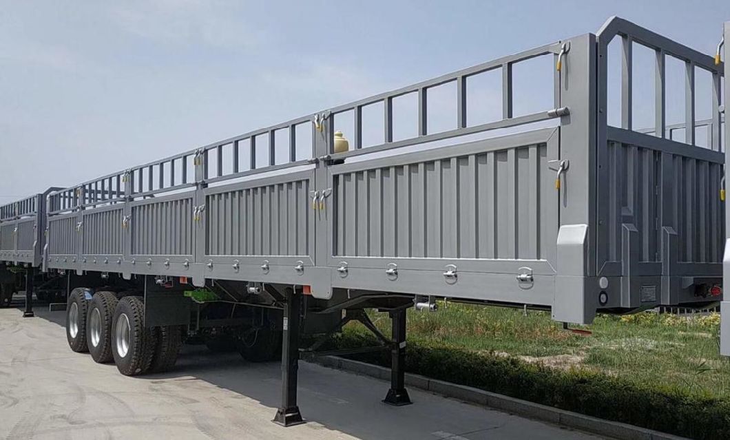 High Quality Cheap Price Sidewall Flatbed Trailer Truck Semi Trailer for Transport
