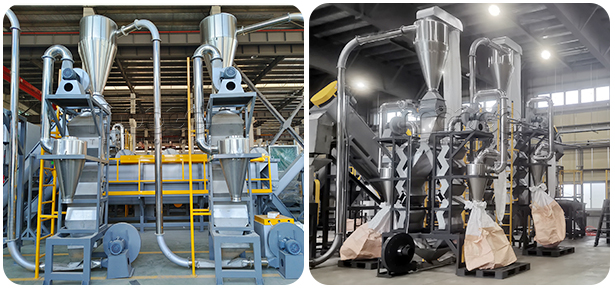 PP PE Plastic Bottles Cleaning Washing Waste Shredder Crusher Recycling Line