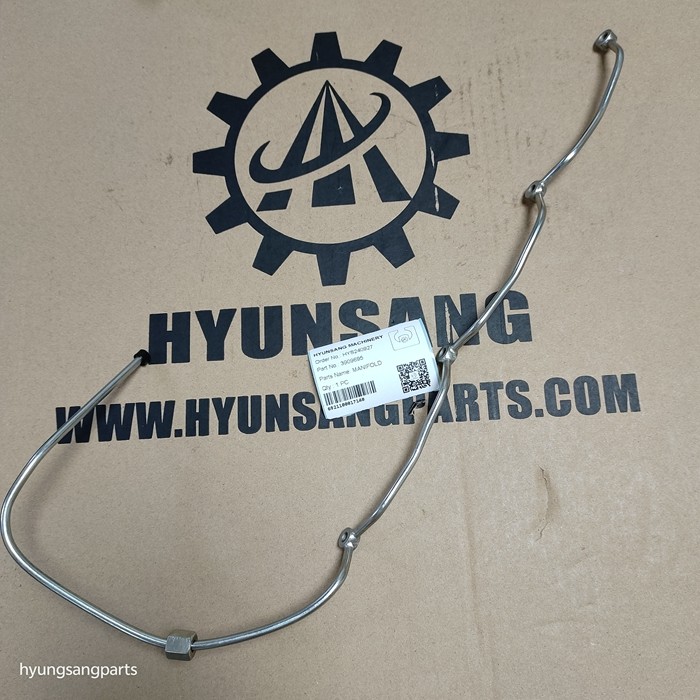 Excavator Parts Fuel Manifold 3909695 3901635 For Engine 4BT