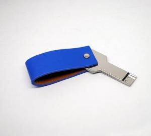 Quality Key Shaped Cle USB with Leather Cover wholesale
